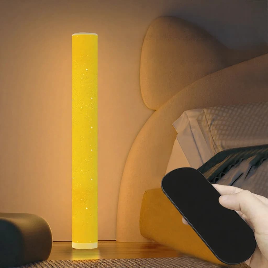 RGB LED stojacia lampa s hviezdicovým vzorom, diaľkovým a aplikačným ovládaním