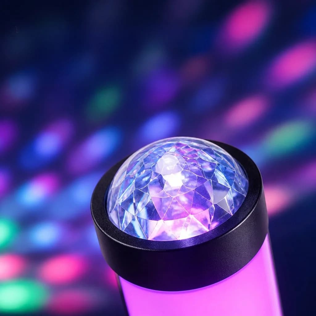 RGB projekčná atmosférická lampa so synchronizáciou hudby a diaľkovým ovládaním