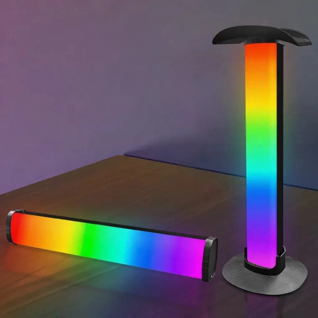 RGB herná atmosférická lampa so stojanom na slúchadlá a synchronizáciou zvuku