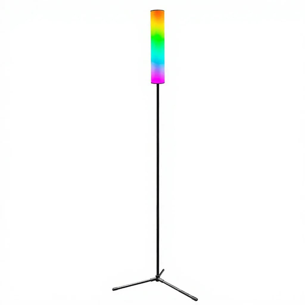 RGB LED stojacia lampa na trojnožke s diaľkovým ovládaním