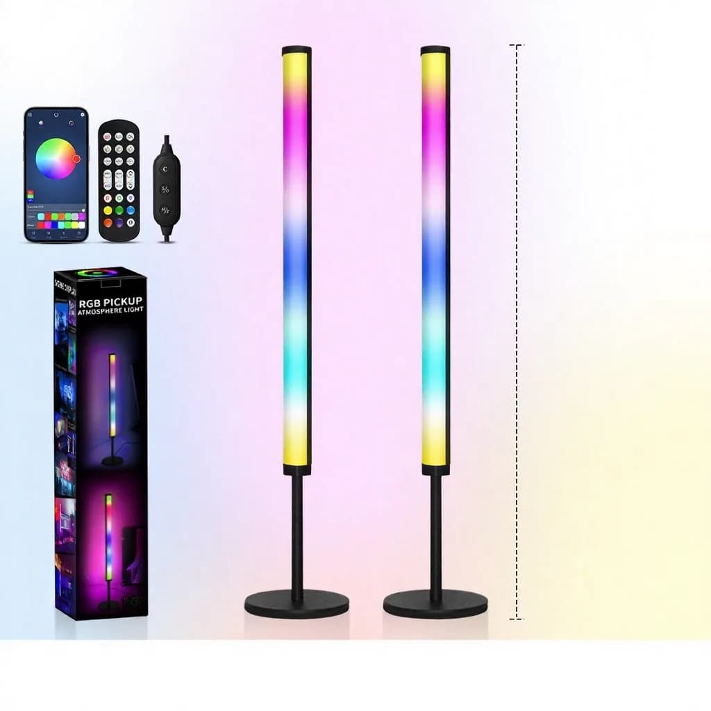 RGB LED stolná atmosférická lampa so synchronizáciou hudby a ovládaním cez aplikáciu