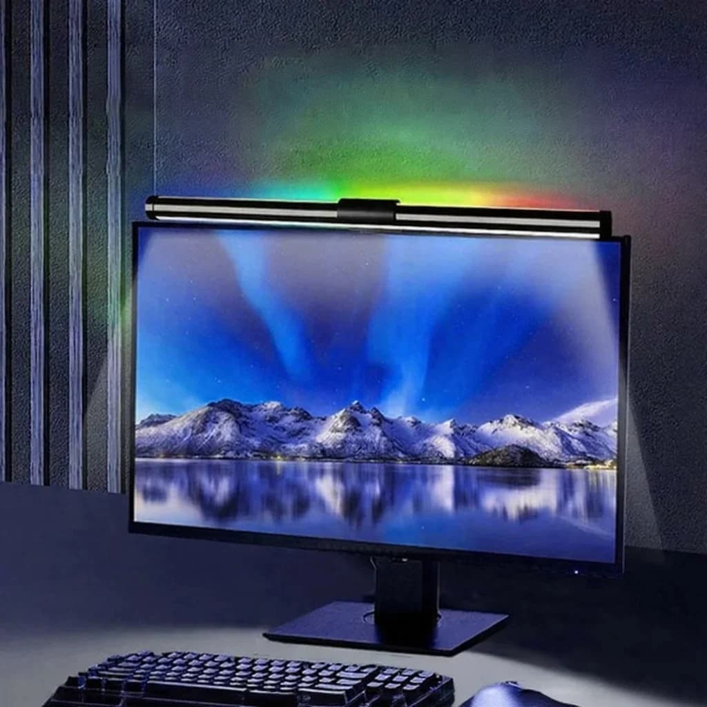 LED svetelná lišta na monitor, USB lampička na obrazovku pre pracovný stôl