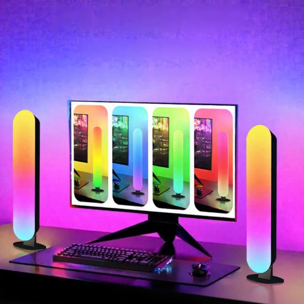 RGB LED ambientné osvetlenie s Bluetooth synchronizáciou hudby a ovládaním cez aplikáciu