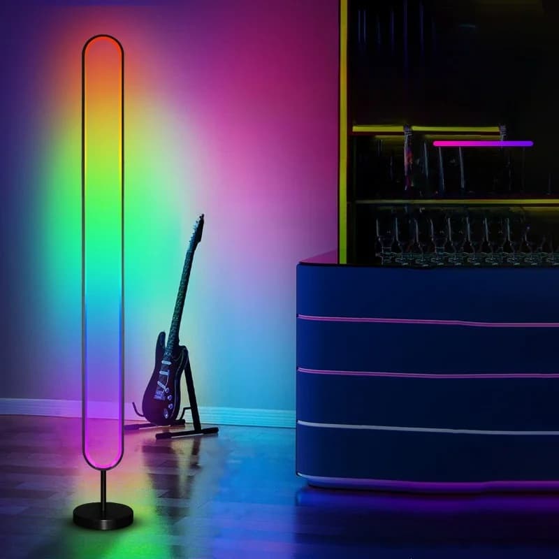 RGB LED atmosférické svetlo aktivované zvukom s ovládaním cez aplikáciu
