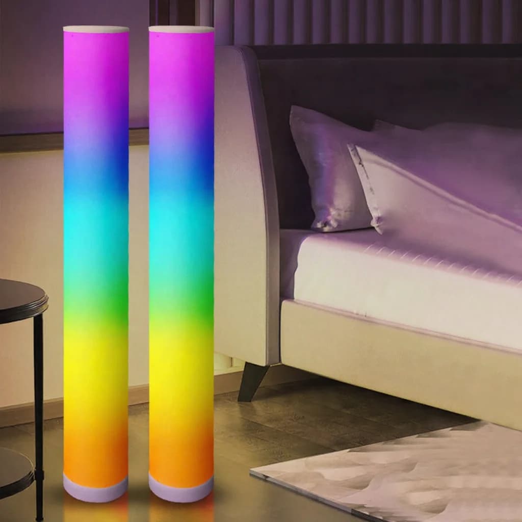 RGB stojacia lampa s diaľkovým ovládaním a aplikáciou pre hernú miestnosť