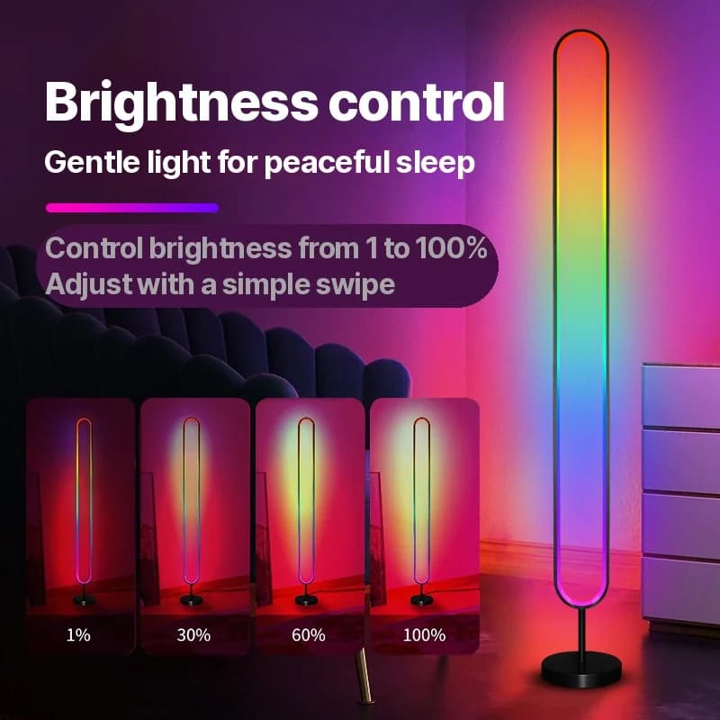 RGB LED atmosférické svetlo aktivované zvukom s ovládaním cez aplikáciu