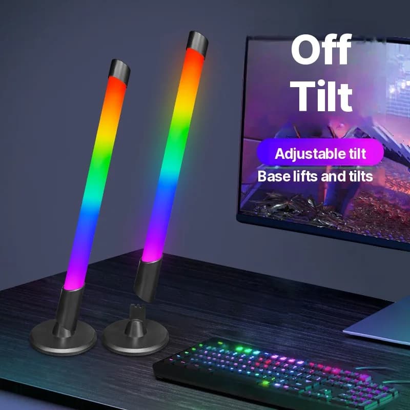 USB RGB atmosférické svetlo so synchronizáciou hudby pre stolný gaming