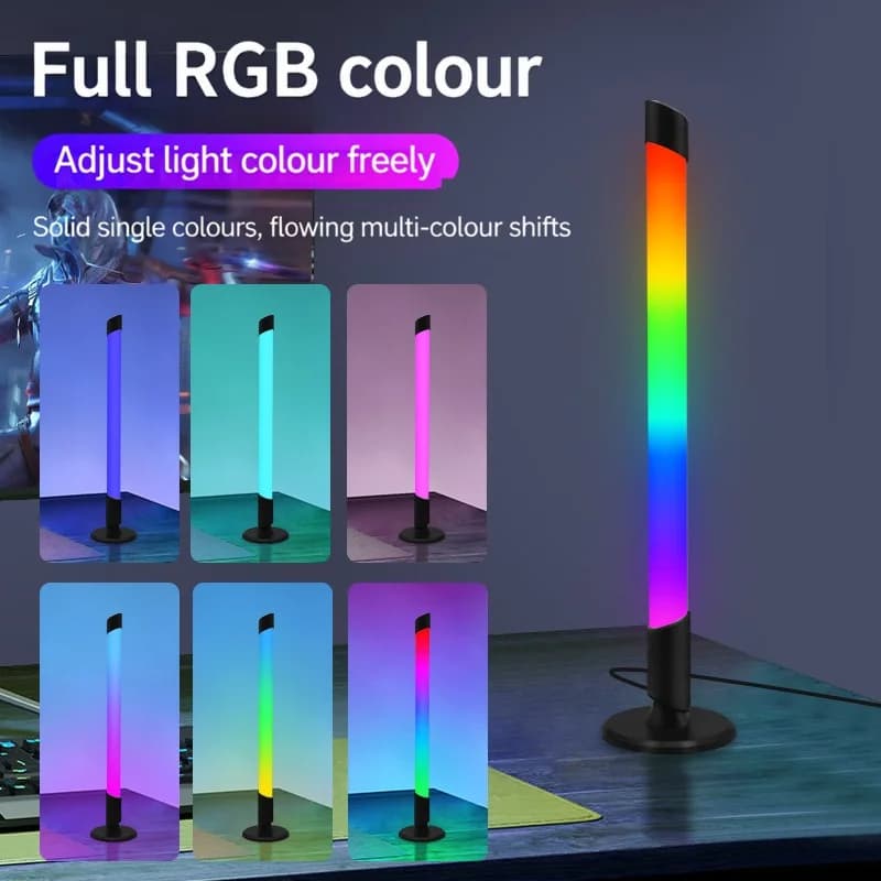 USB RGB atmosférické svetlo so synchronizáciou hudby pre stolný gaming