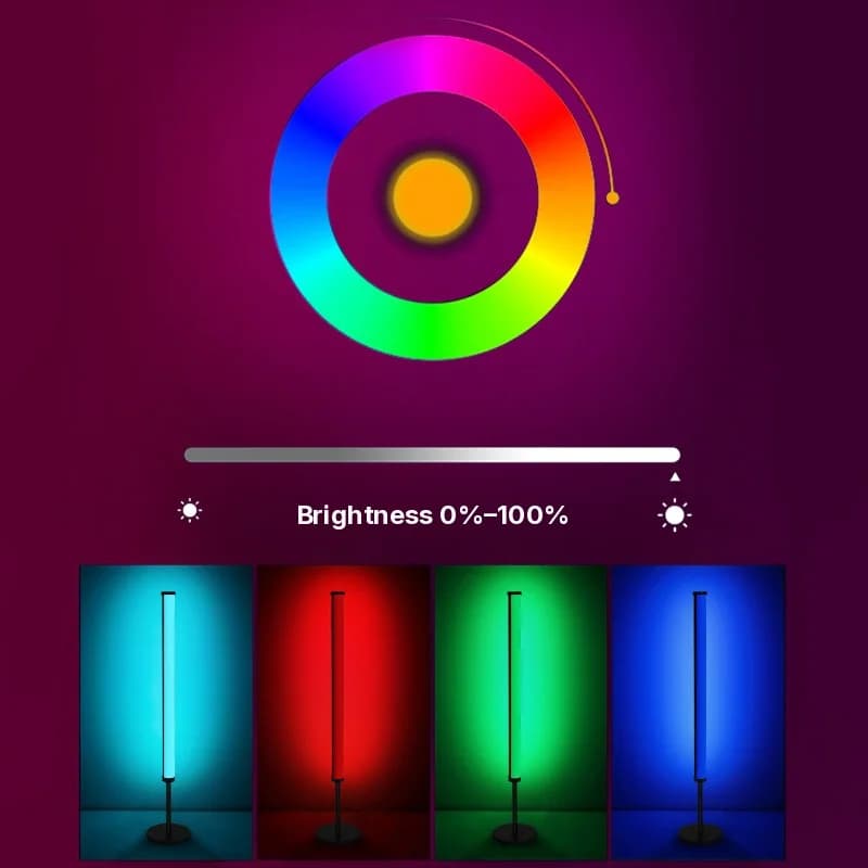 RGB LED stolná atmosférická lampa so synchronizáciou hudby a ovládaním cez aplikáciu