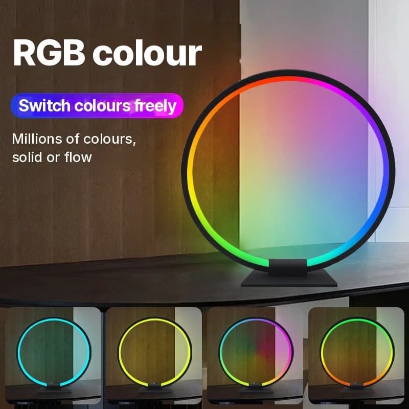 RGB LED atmosférické nočné svetlo so synchronizáciou hudby