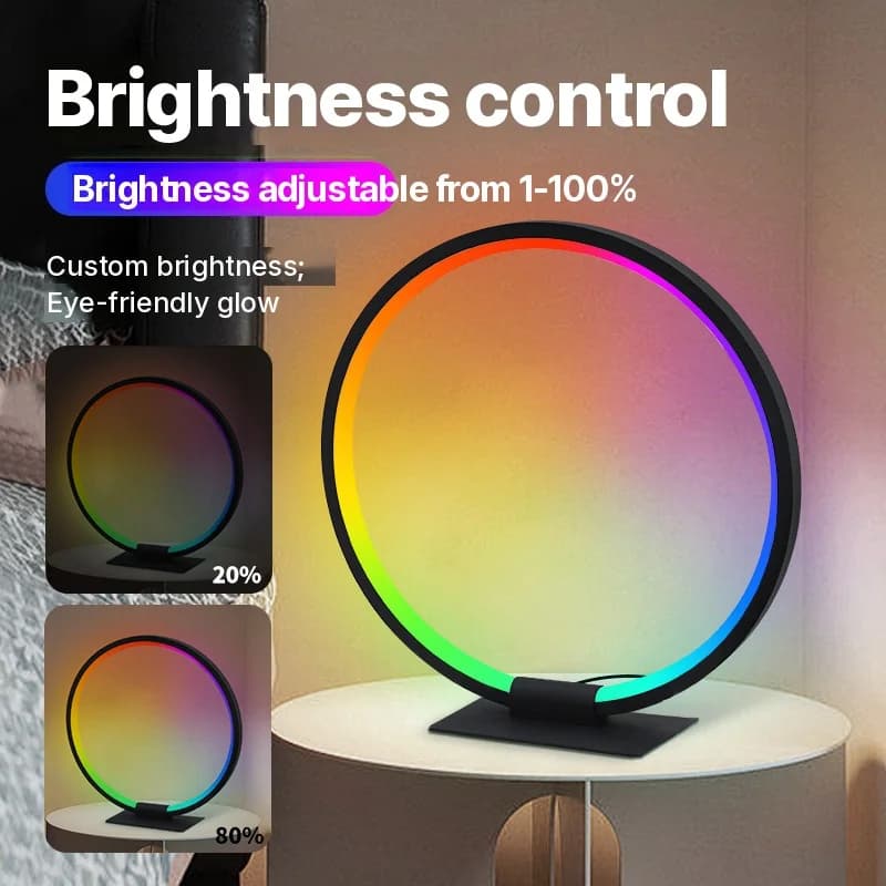 RGB LED atmosférické nočné svetlo so synchronizáciou hudby