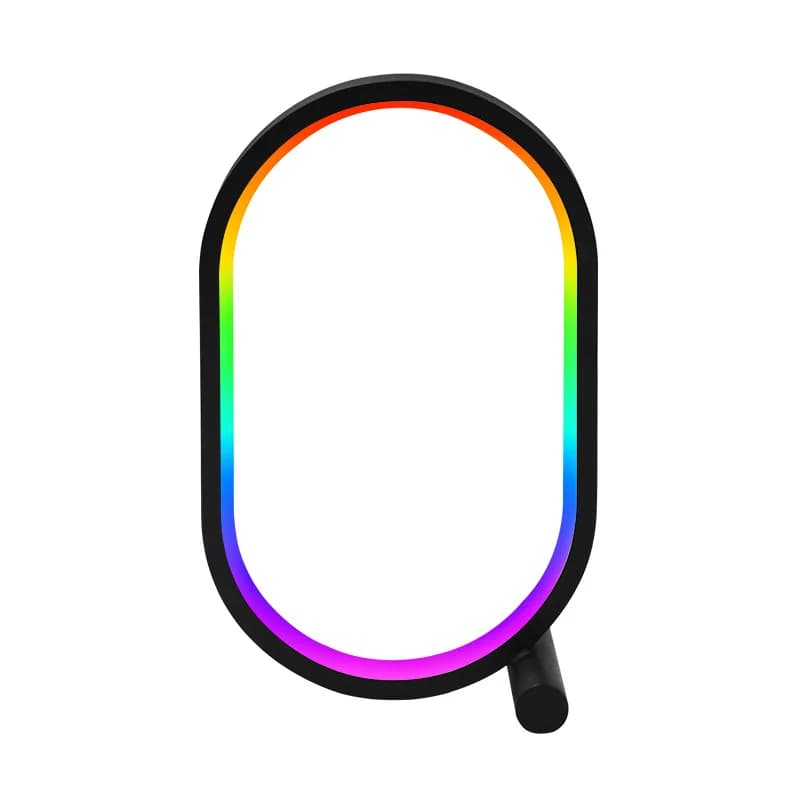 RGB stolová lampa so synchronizáciou hudby, ovládaním cez aplikáciu a svetlami reagujúcimi na zvuk